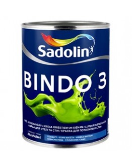 Sadolin Bindo 3 BW lateksimaali kattoon